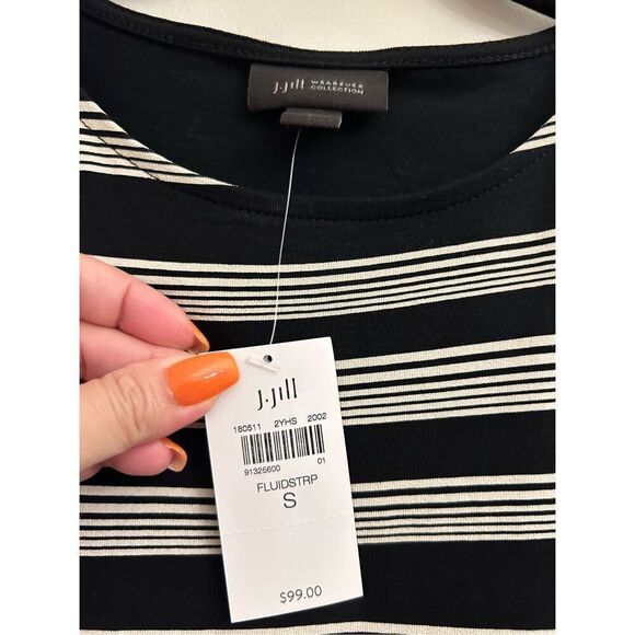 NWT J. Jill wearever collection Oversized Tunic Size S Jersey drapey - Picture 4 of 9